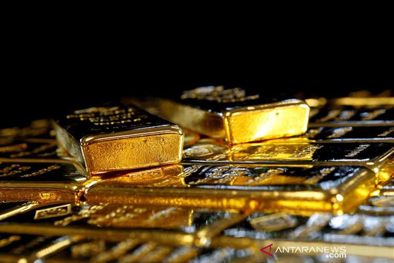 Harga Emas Jatuh 14 Dolar AS