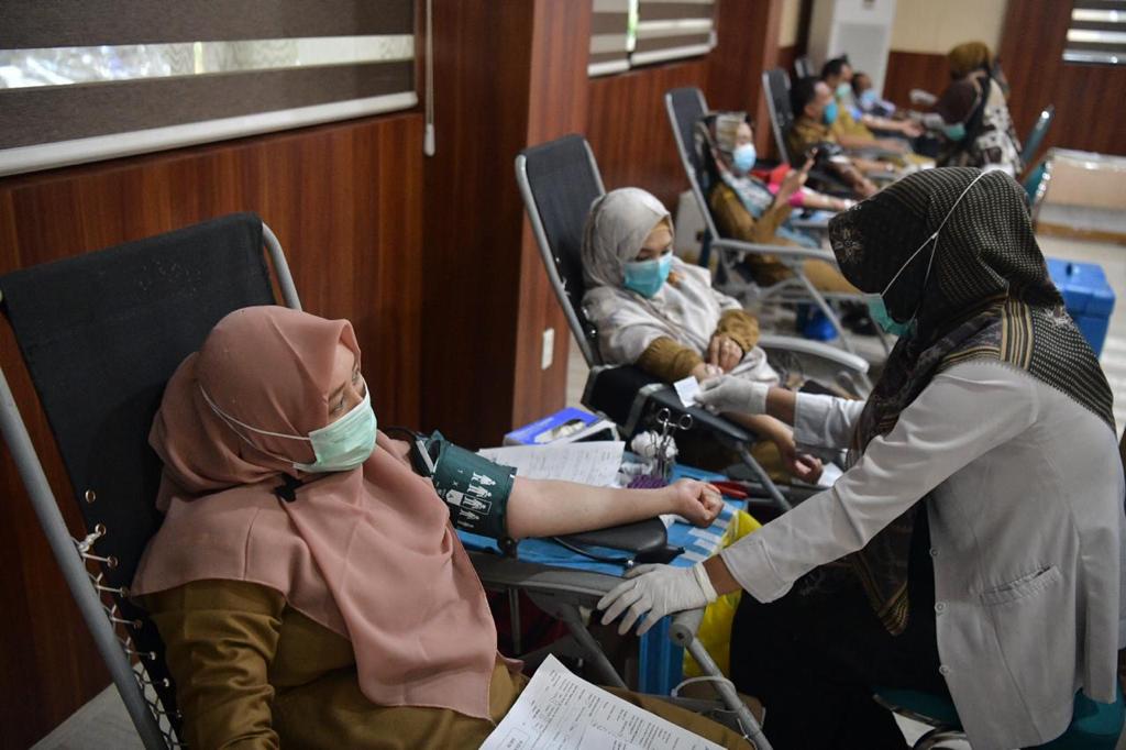 ASN Pemprov Aceh Kumpulkan 501 Kantong Darah di Awal 2021
