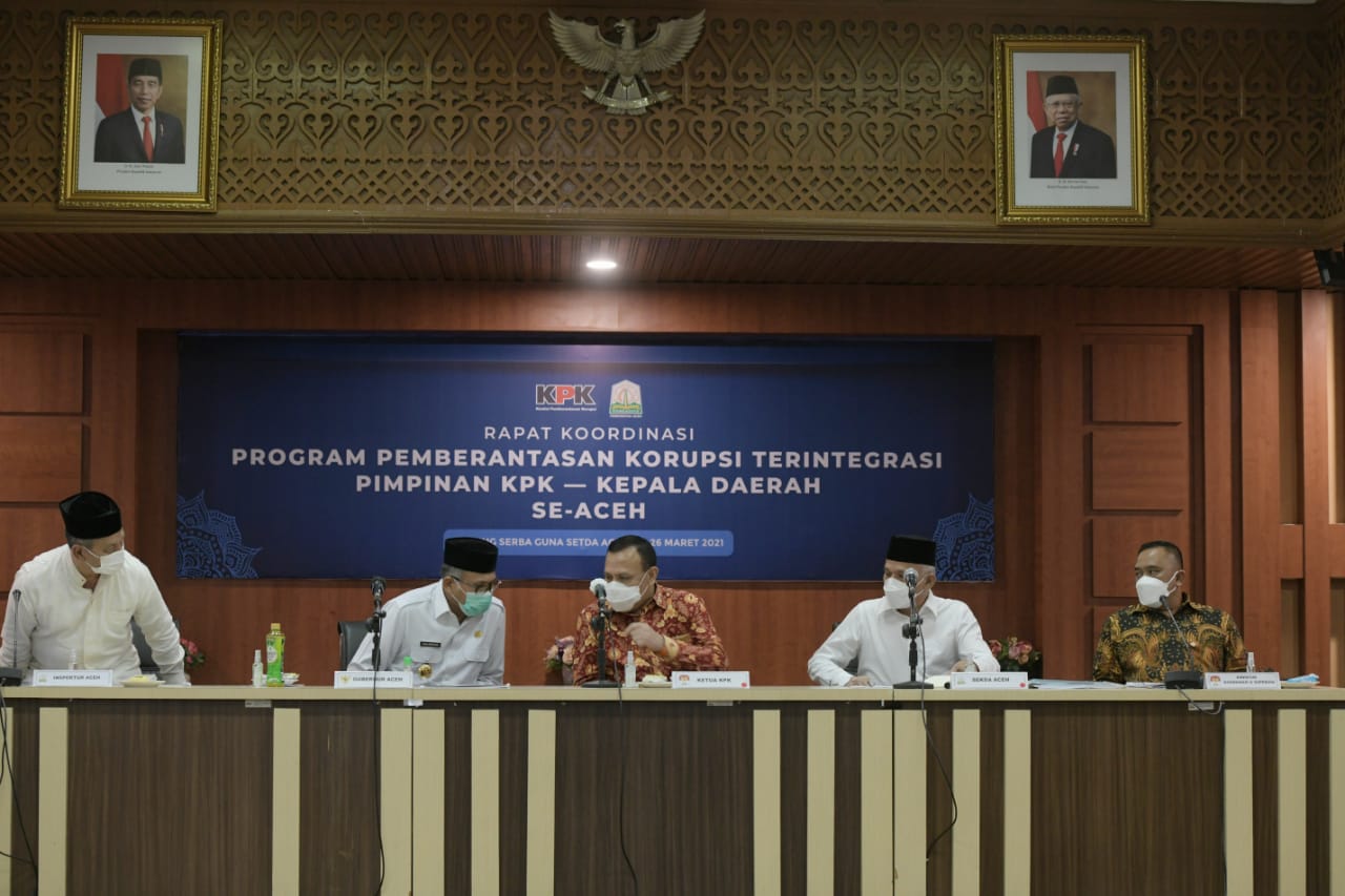Ketua KPK Ingatkan Pemerintah Aceh: Jangan Ada Uang Ketok Palu