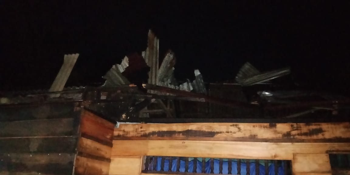 Rumah dan Balai Pengajian Rusak Diterjang Puting Beliung di Aceh Timur