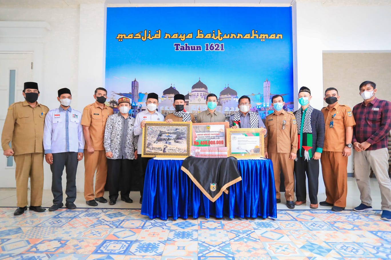 Banda Aceh Serahkan Bantuan Rp 400 Juta Untuk Palestina