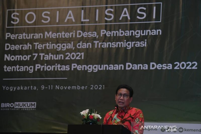Dana Desa 2022 Diprioritaskan untuk PEN dan Penanganan Bencana