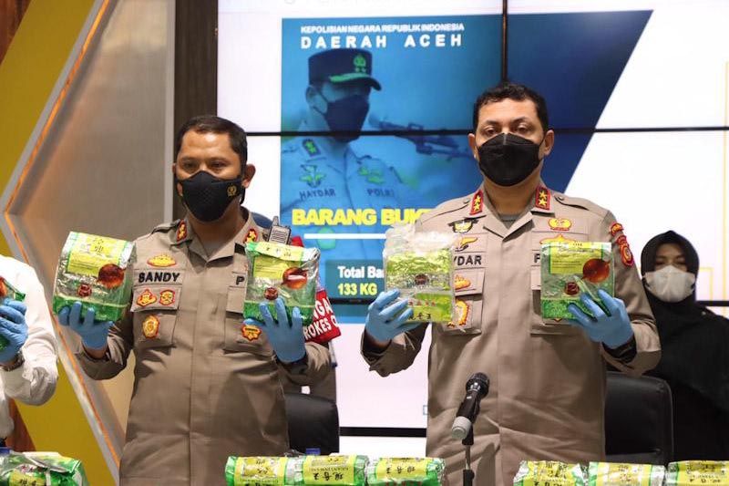 Tim Gabungan Gagalkan Peredaran 133 Kilogram Sabu-Sabu