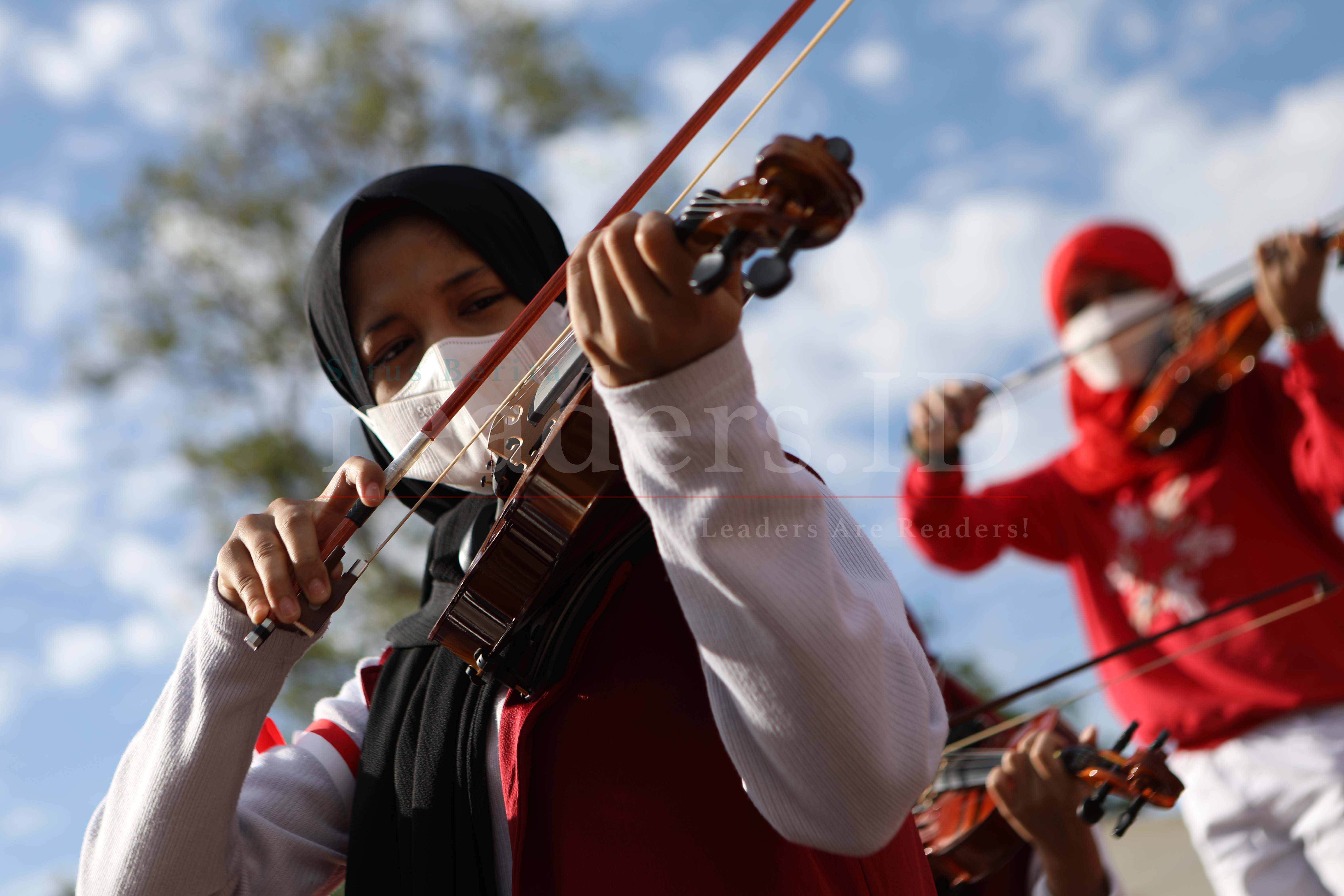 Foto Feature: Seniman Cilik Rayakan HUT RI Ke-76