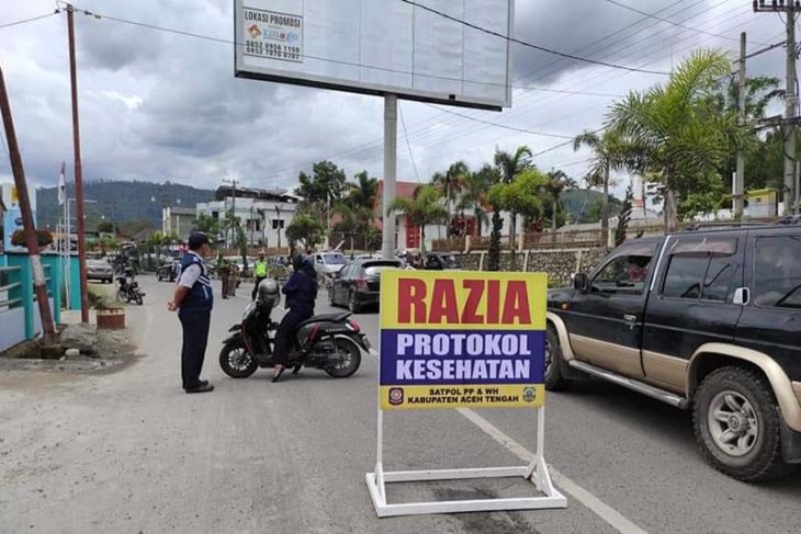 Aceh Tengah Perketat Razia Prokes Jelang Idul Fitri