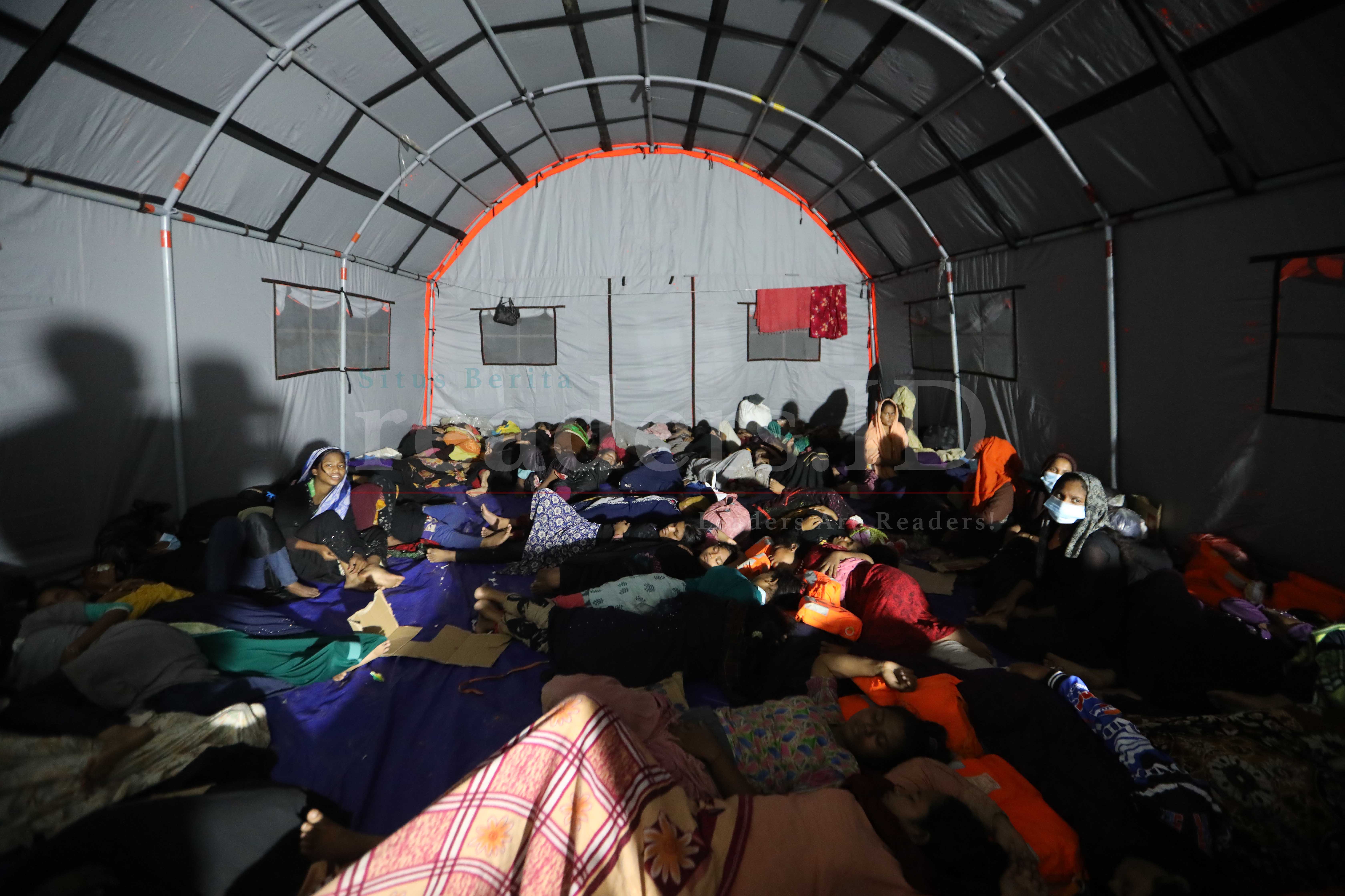 Pengungsi Rohingya di Aceh Timur Krisis Air Bersih