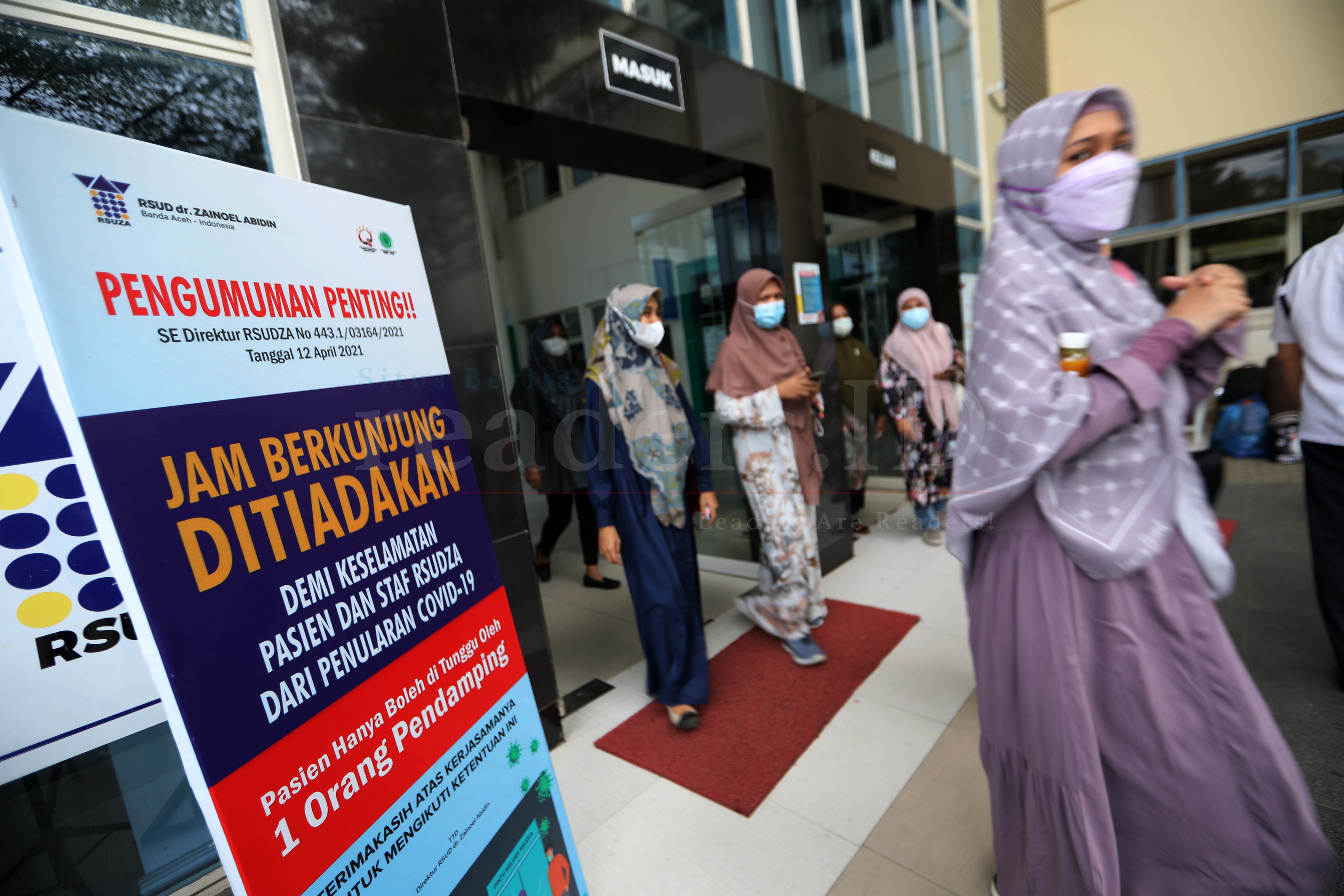 Foto Feature: Kunjungan Keluarga Pasien Ditiadakan