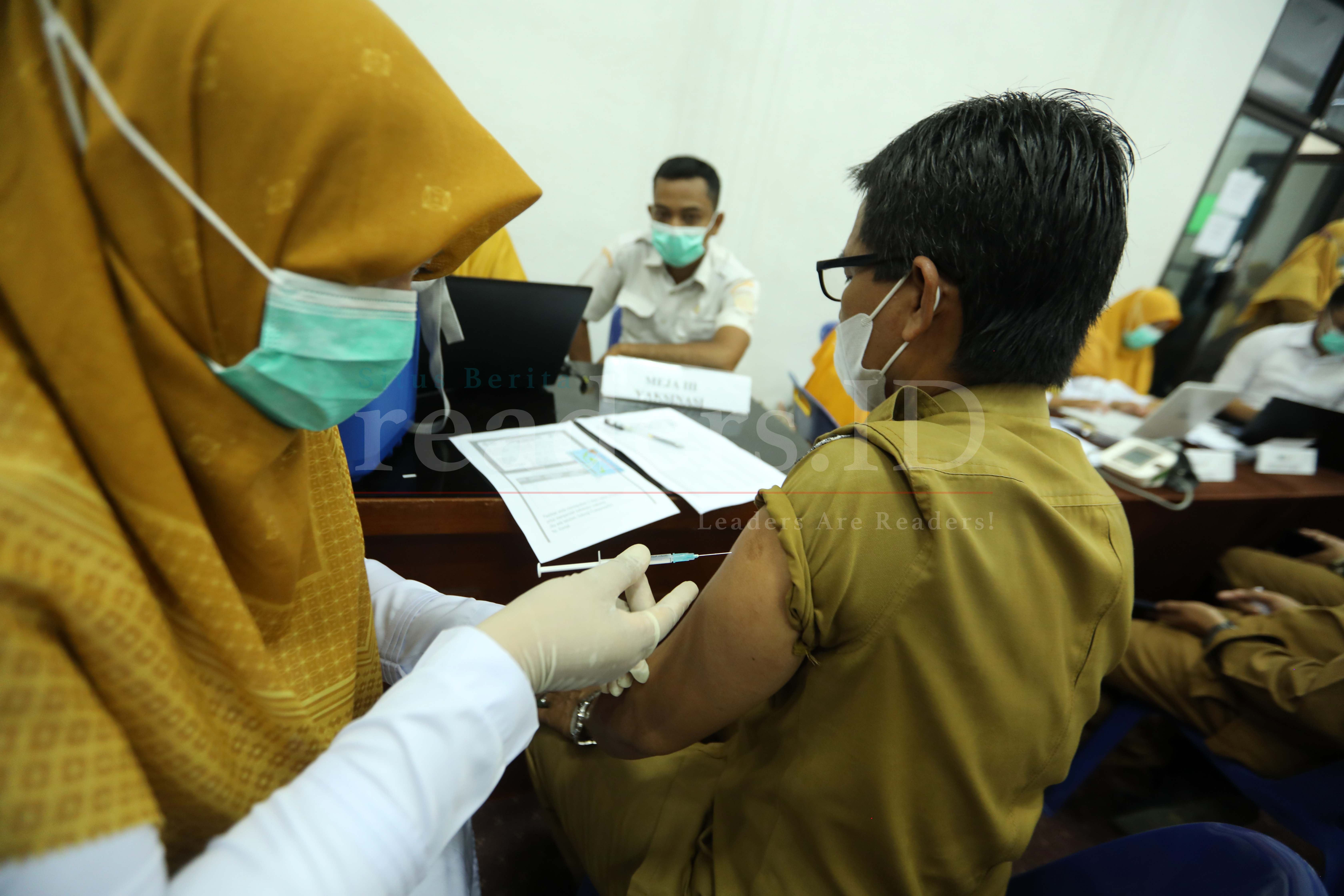 Mulai Besok, Seluruh ASN Pemprov Aceh Bakal Disuntik Vaksin