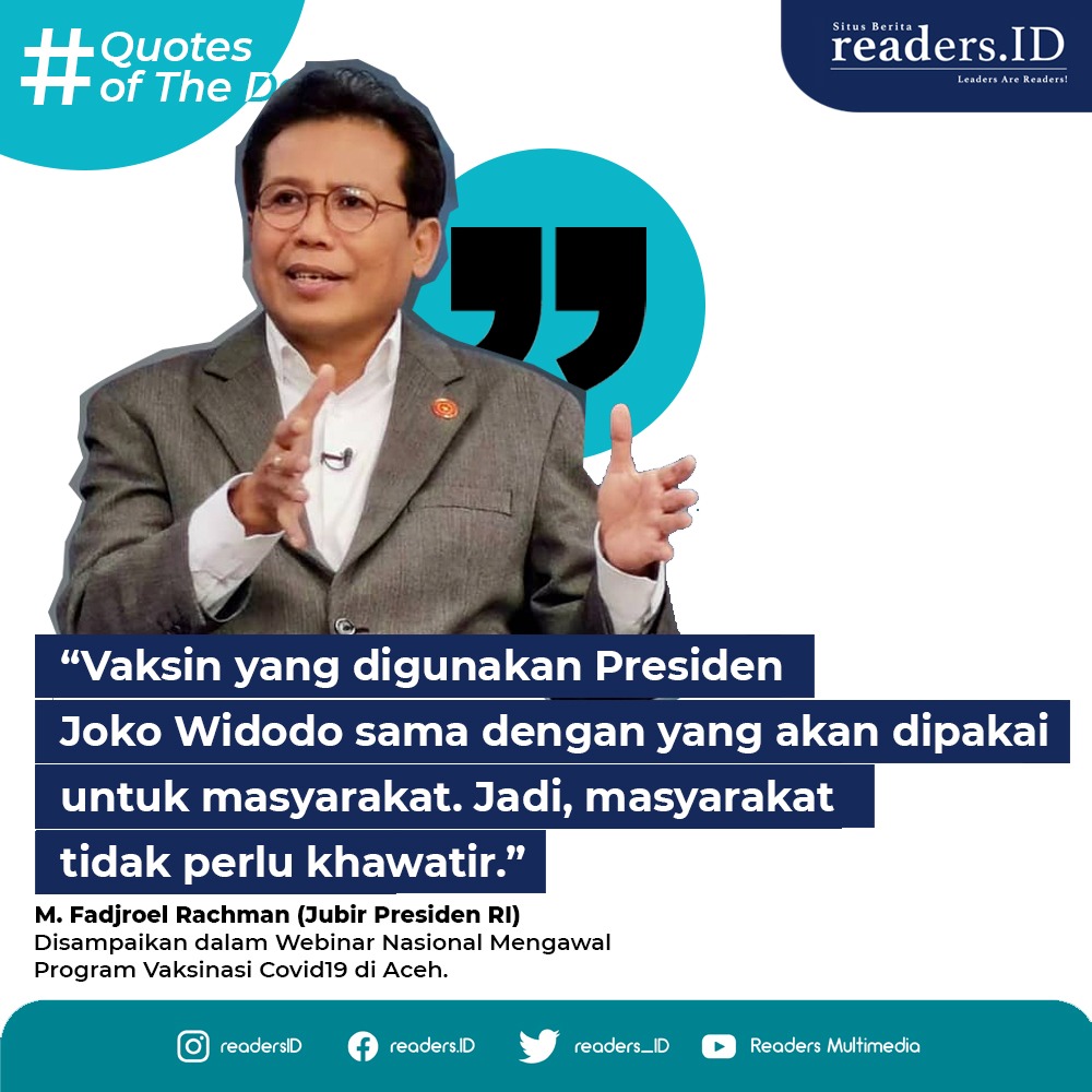 Jubir Jokowi: Masyarakat Tidak Perlu Khawatir soal Vaksin