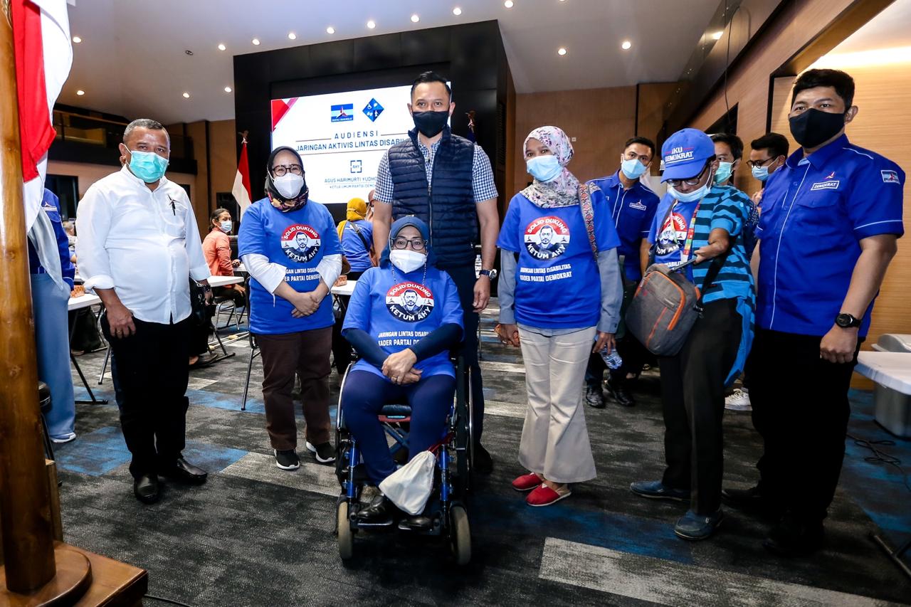 Jaringan Disabilitas Dukung AHY Perjuangkan Keadilan