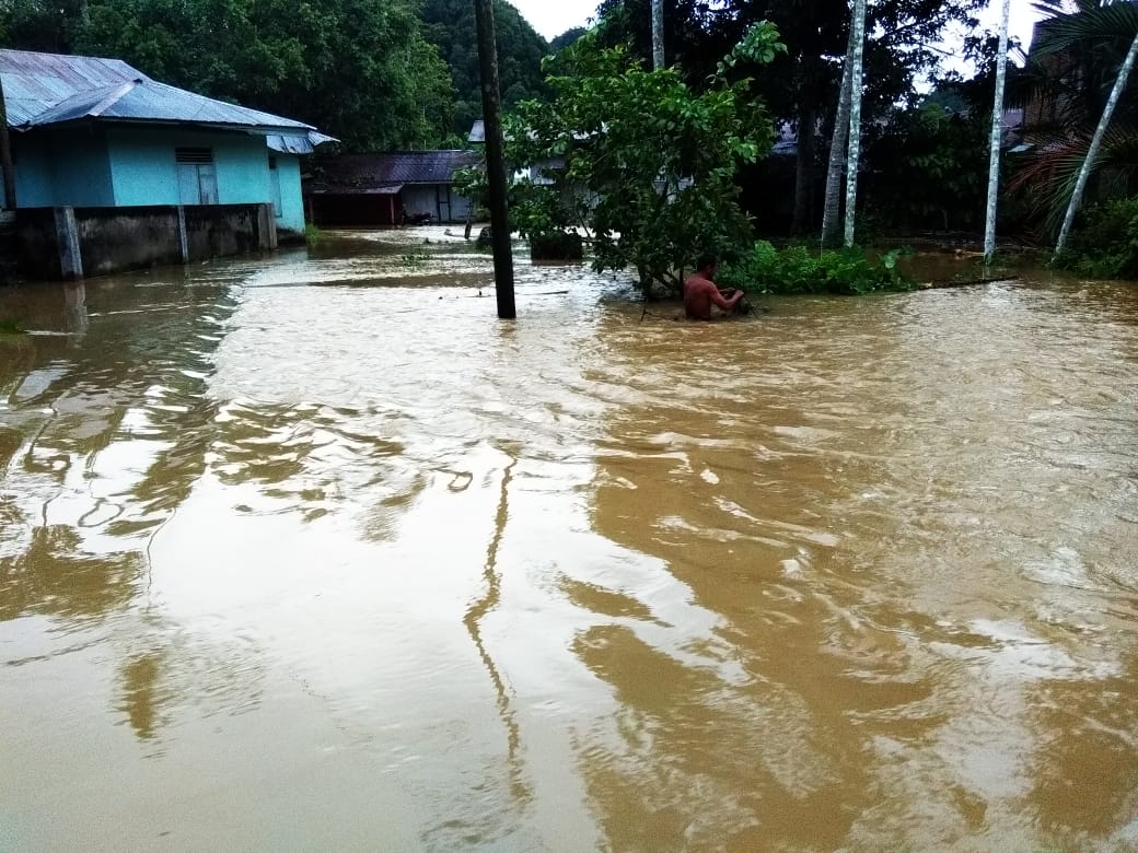 Diguyur Hujan Deras 12 Desa di Aceh Jaya Terendam Banjir
