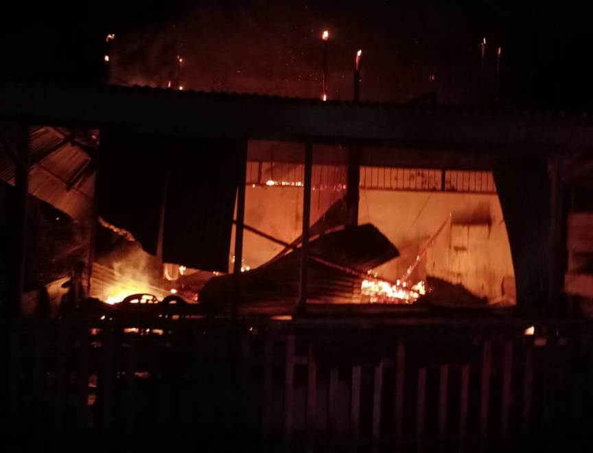Lupa Matikan Kompor, Rumah Hangus Terbakar