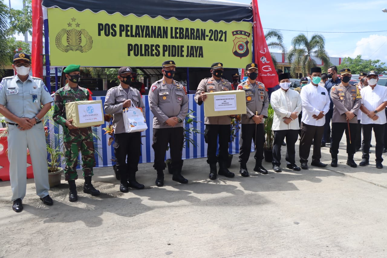 Kapolda Aceh Tinjau Pos Pengamanan Lebaran di Pijay