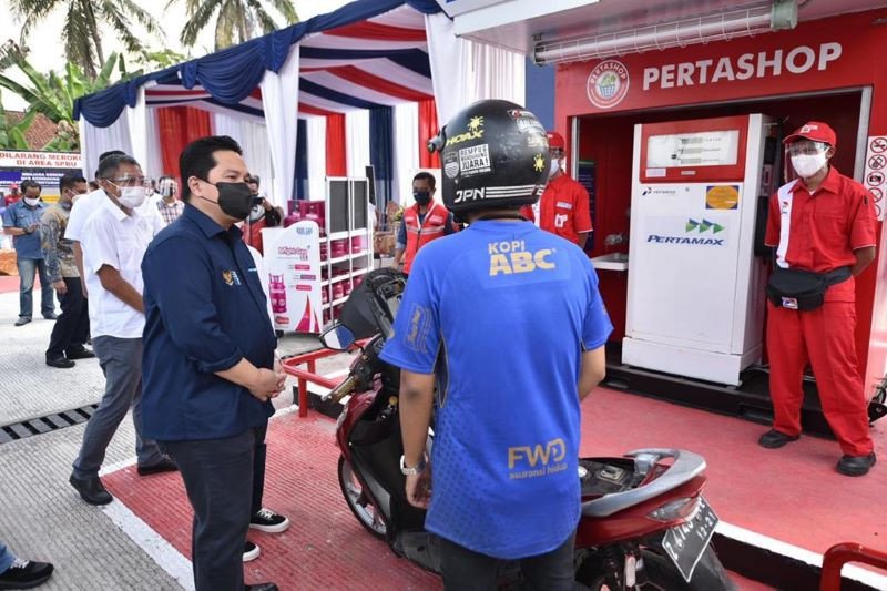 Erick Thohir: Program Pertashop Bisa Menyalurkan BBM ke Pelosok