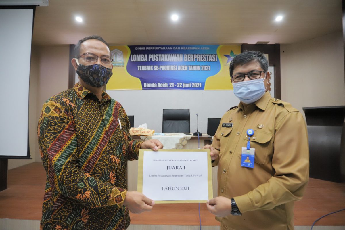 Suherman, Pustakawan Berprestasi Aceh 2021