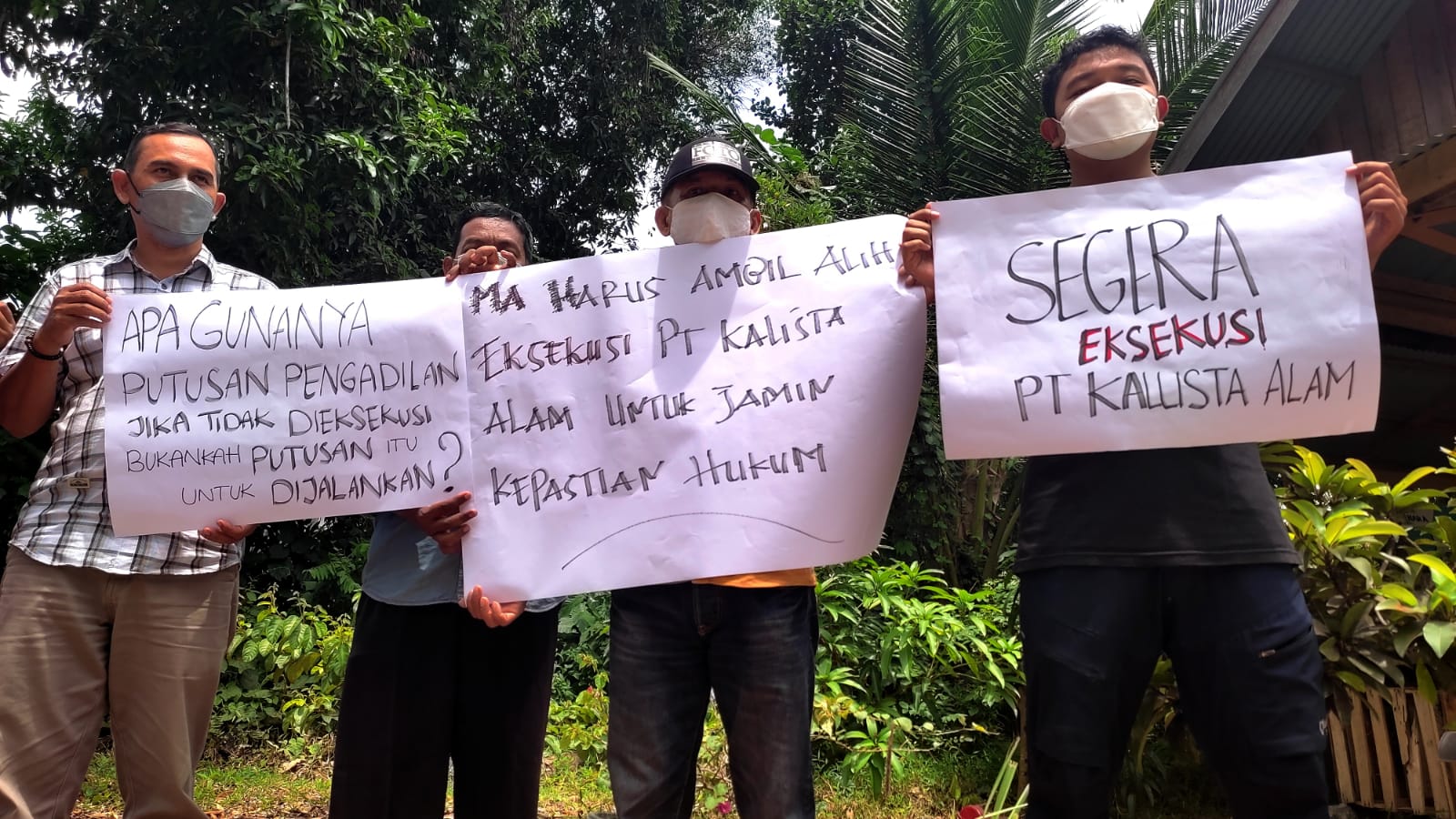 Eksekusi PT Kalista Alam Mandek, PN Suka Makmue Dinilai Lamban